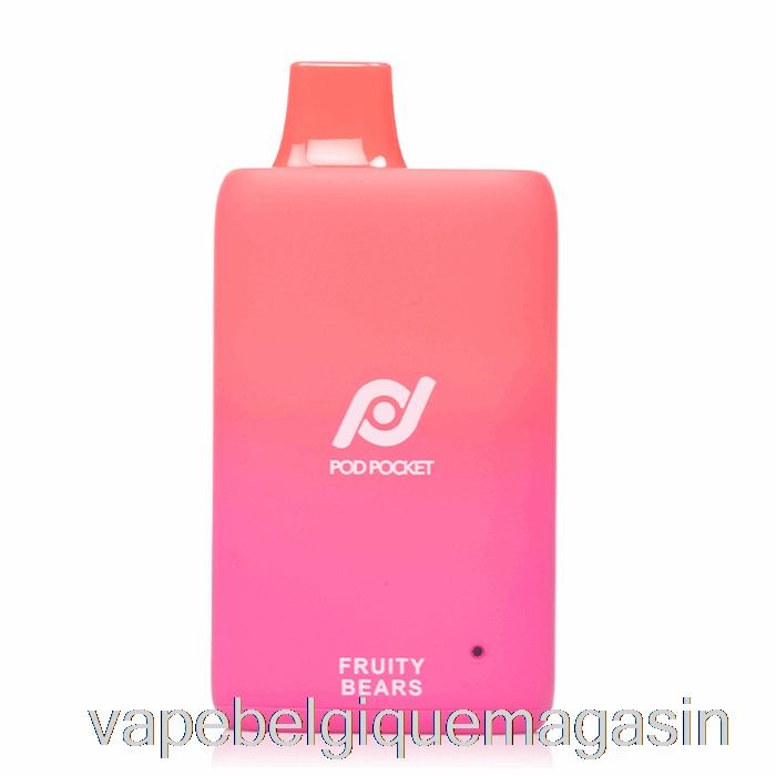 Vape Jetable Pod Pocket 7500 Ours Fruités Jetables